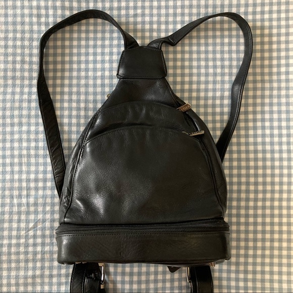 Danier Handbags - Danier vintage leather backpack